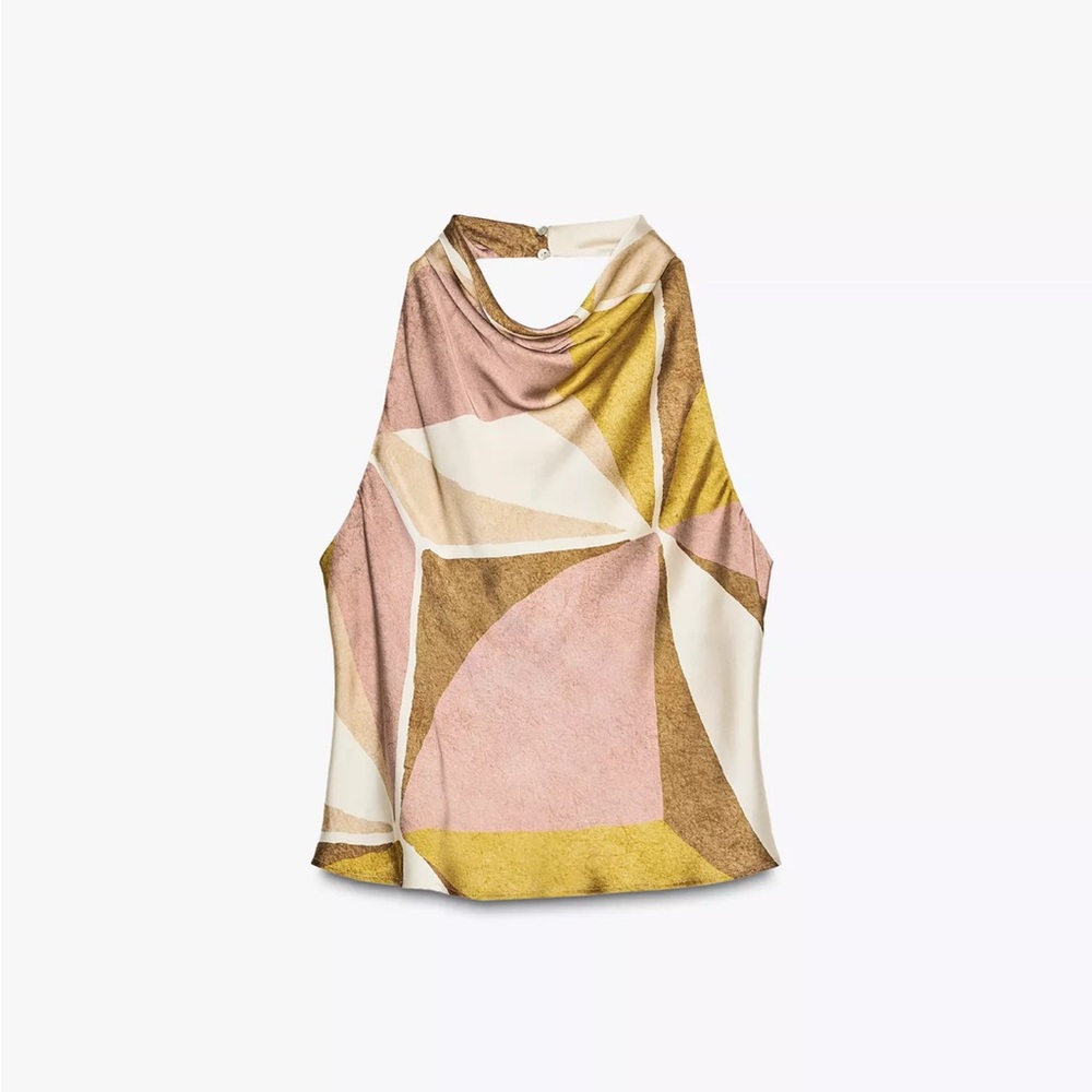 Multicolor Abstract Women's top